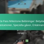 Battle Pass Even Belöningar: Kopplade till specifika evenemang, Erbjudanden under begränsad tid, Unika föremål
