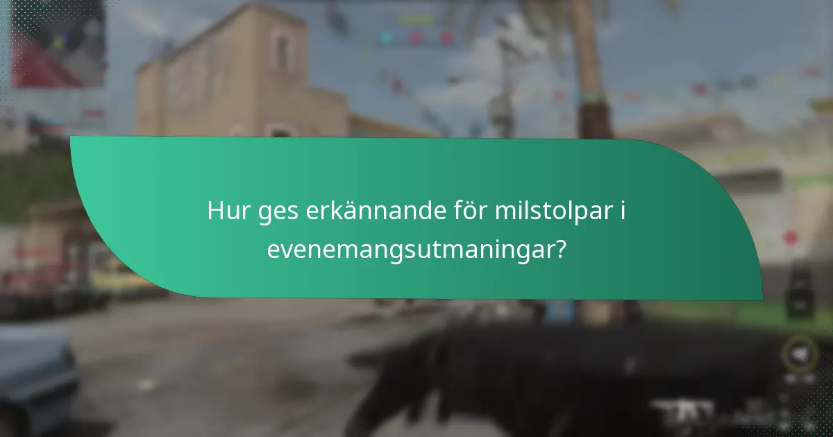 Vad utgör betydande prestationer i evenemang?