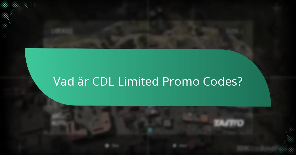 Vilka sällsynta föremål kan köpas med CDL Limited Promo Codes?